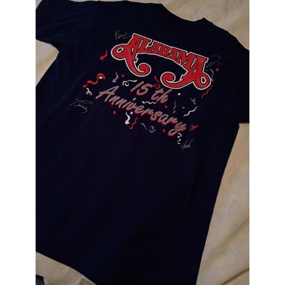 Vintage 1996 Alabama Band Fan Club T-Shirt size XL Double Sided - Picture 7 of 7